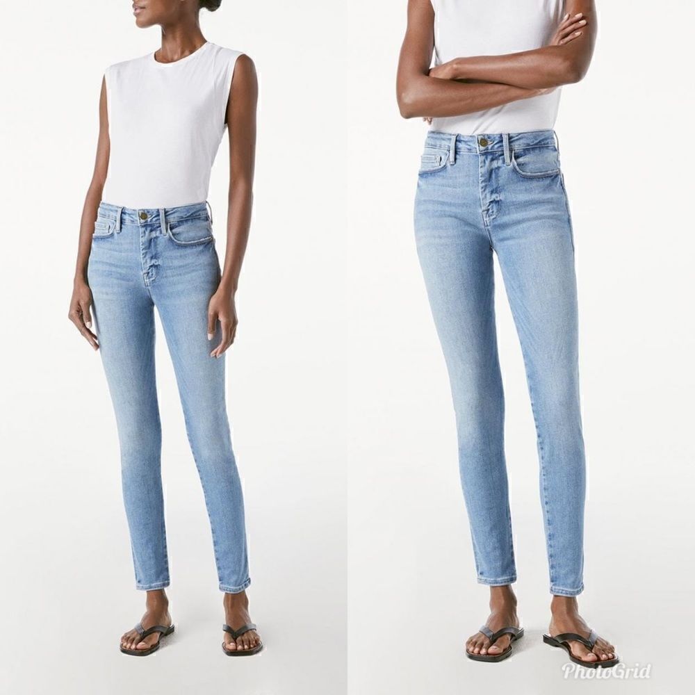 Revolve FRAME Le One Size Skinny Jeans Caspio Blue size 2 (29-34)